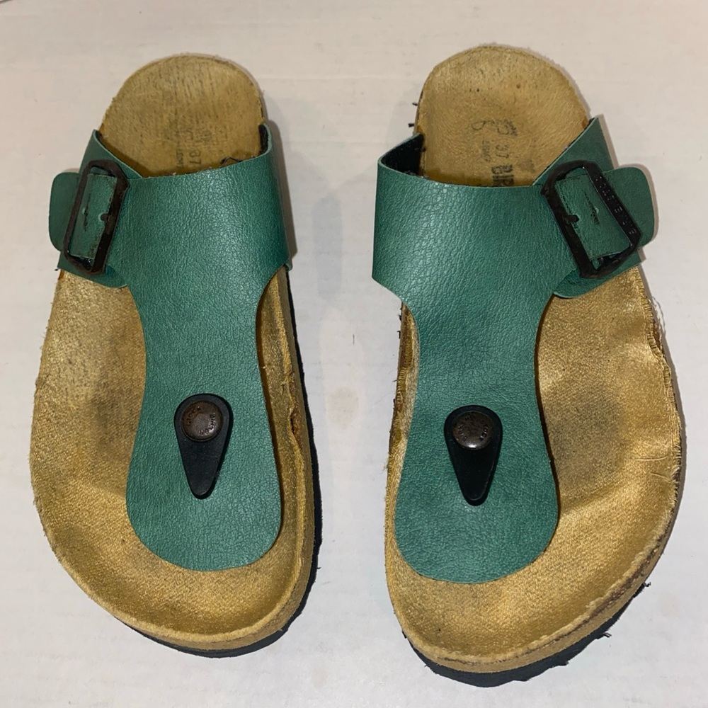Birkenstock Sandals in Teal and Black size 37 women’s